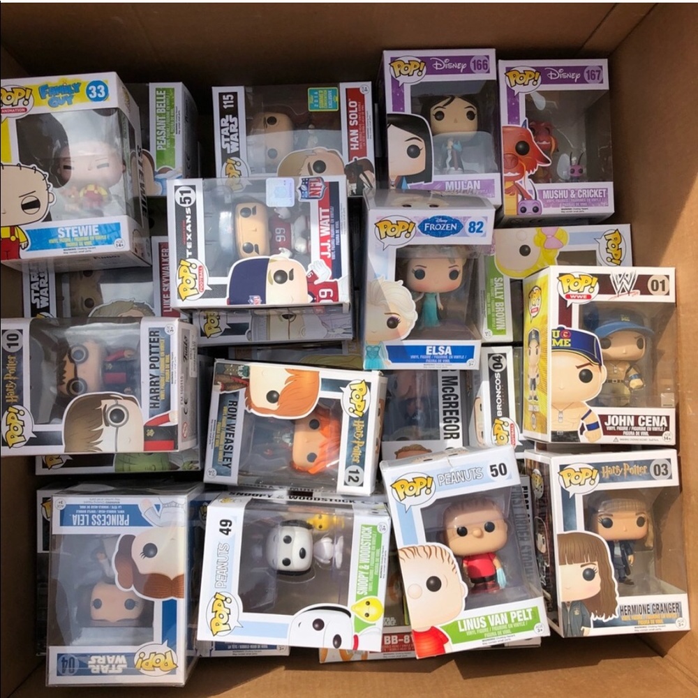 Mystery Funko Pop Box of 2-3 Pops inside